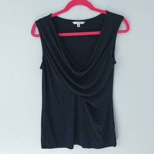 CAbi Black Draped Tank (L) #948)